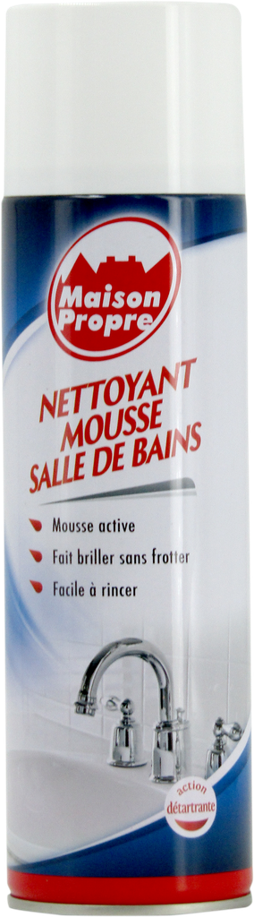 MAISON PROPRE Nettoyant mousse - salle de bains Action détartrante (500ml)