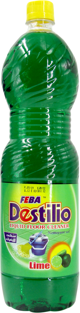 DESTILIO Nettoyant sol - parfumé Lime /citron (1,5L)