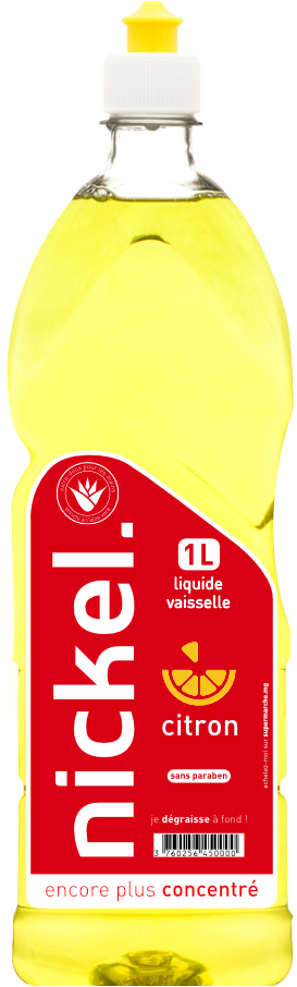 NICKEL Liquide vaisselle - citron (1L)