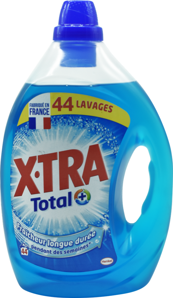 X-TRA Lessive liquide - Total fraîcheur+ 44 machines (2,2L)