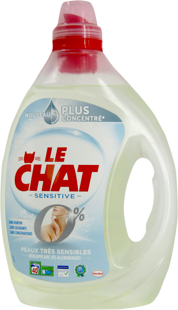 LE CHAT Lessive liquide - sensitive 0% (2L)