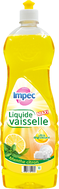 IMPEC Liquide vaisselle - Menthe citron (1L)