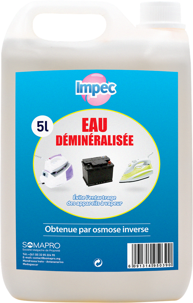 IMPEC Eau déminéralisée (5L)