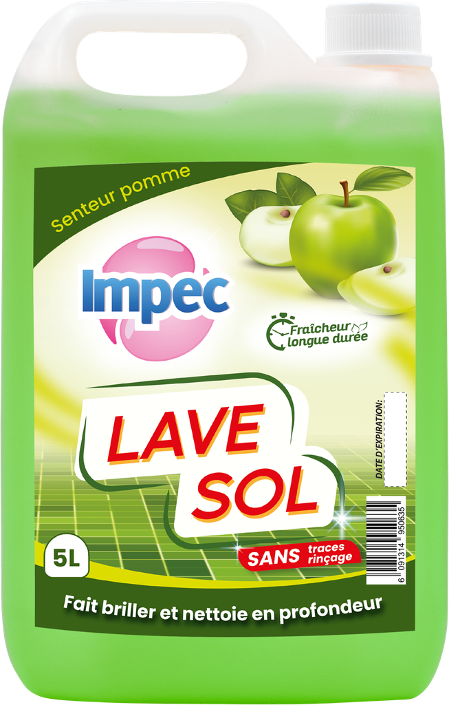 IMPEC Lave Sol - Pomme (5L)