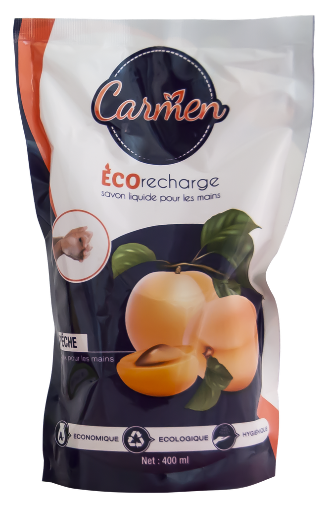 CARMEN Ecorecharge - Pêche (400ml)
