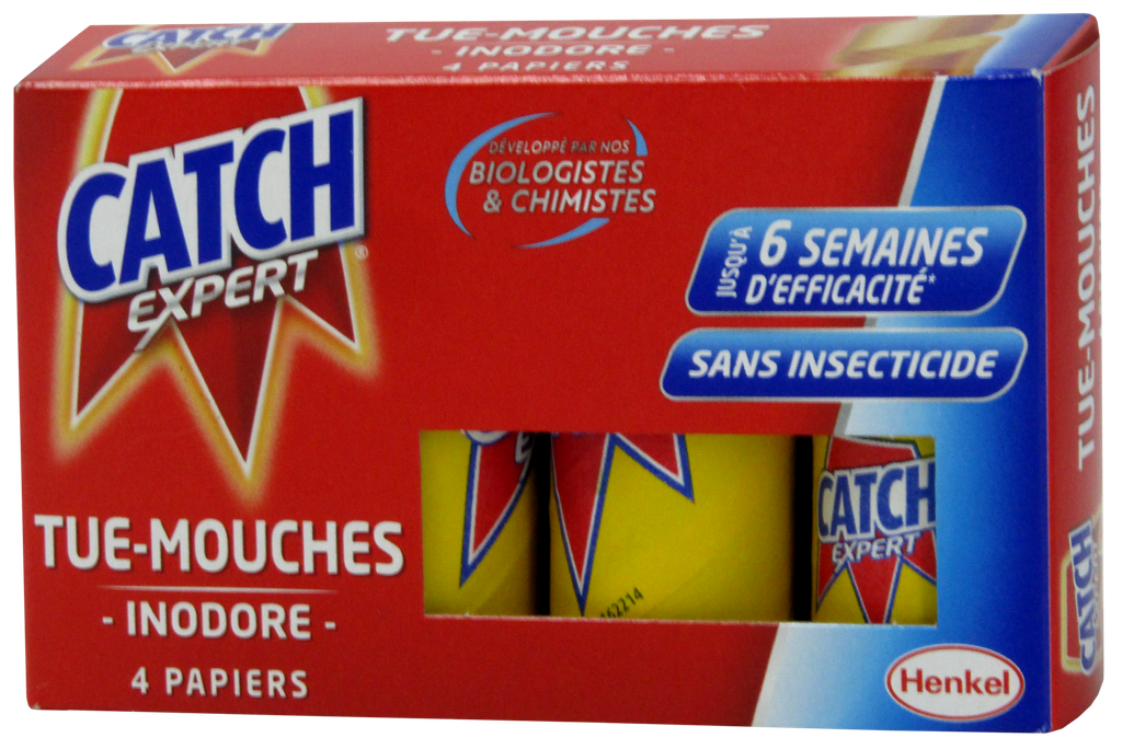 CATCH Papier tue mouche (x4)