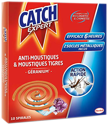CATCH spirales - anti moustiques (x10)
