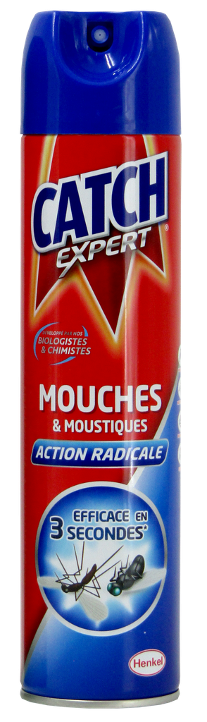 CATCH insecticide - mouches et moustiques (aérosol 300ml)