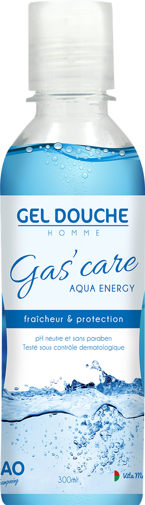 GAS'CARE Gel douche - Aqua energy (300ml)