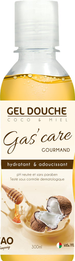 GAS'CARE Gel Douche - Coco Miel (300ml)