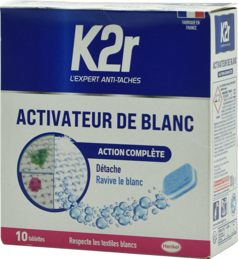 K2R Lessive - Blanc (tablettes x10)