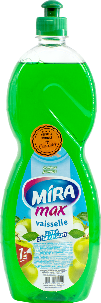 MIRA Liquide vaisselle - pomme (1L)