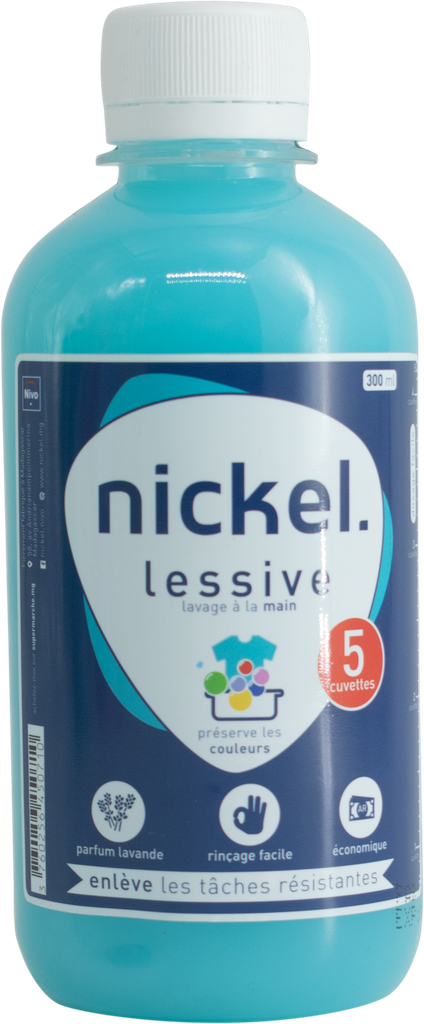 NICKEL Liquide lessive - mains 5 cuvettes (300ml)