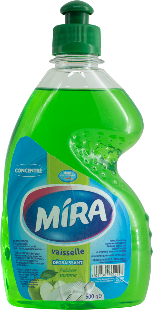 MIRA Liquide vaisselle - pomme (500ml)