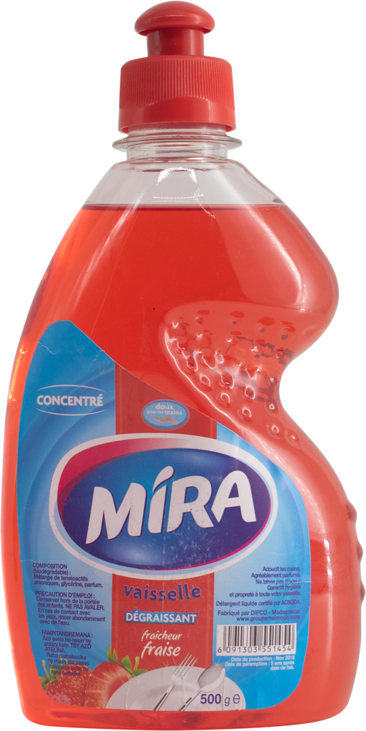 MIRA Liquide vaisselle - fraise (500ml)