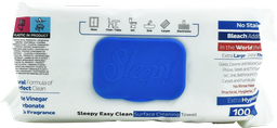 [PA876] SLEEPY Lingettes nettoyantes multiusage - Eau de Javel (100 pièces)