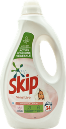 [PA297] SKIP Lessive liquide - sensitive 34 lavages (1,7L)