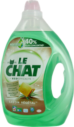 [PA302] LE CHAT Lessive liquide - eco-efficacité au savon végétal 40 machines (2L)
