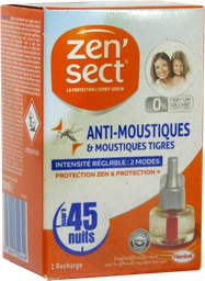 [PA362] ZENSECT Recharge - pour diffuseur 45 nuits (18ml)
