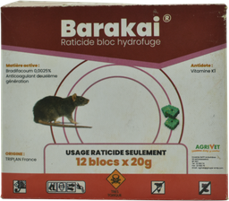 [PA420] BARAKAI Raticide (boîte 240g)