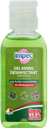 [IP416] IMPEC Gel hydro-alcoolique - aux Huiles essentielles (50ml)