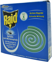 [PA565] RAID Spirales anti moustiques (x10)