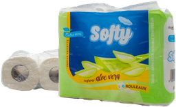 [PA632] SOFTY Papier toilette - Aloe vera (pack de 6)