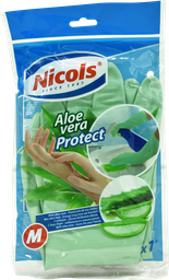 [PA691] NICOL'S Gants de ménage en latex - parfumé aloe vera