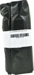 [PA700] CONTINENTE Sacs poubelle - noir 50L (x20)