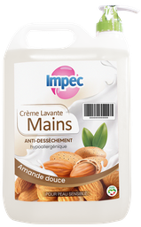 [IP525] IMPEC Crème lavante avec pompe - Amande douce (5L)