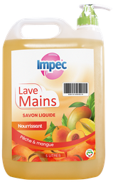 [IP523] IMPEC Lave mains avec pompe - Pêche mangue (5L)