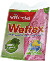 [PA762] VILEDA Eponge carrée vaisselle - ultra absorbant (x3)