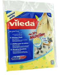 [PA764] VILEDA Chiffon cuisine - extra absorbant stop odeur (36x34cm)