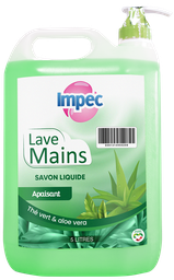 [IP522] IMPEC Lave mains avec pompe - Thé vert aloe Vera (5L)