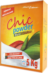 [PA825] CHIC POWDER Lessive poudre machine - Mixte (5kg)