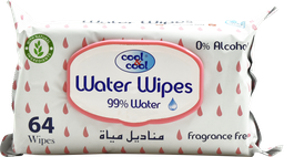 [PC051] COOL&amp;COOL Lingette Bébé - Water 99% (64 pcs)